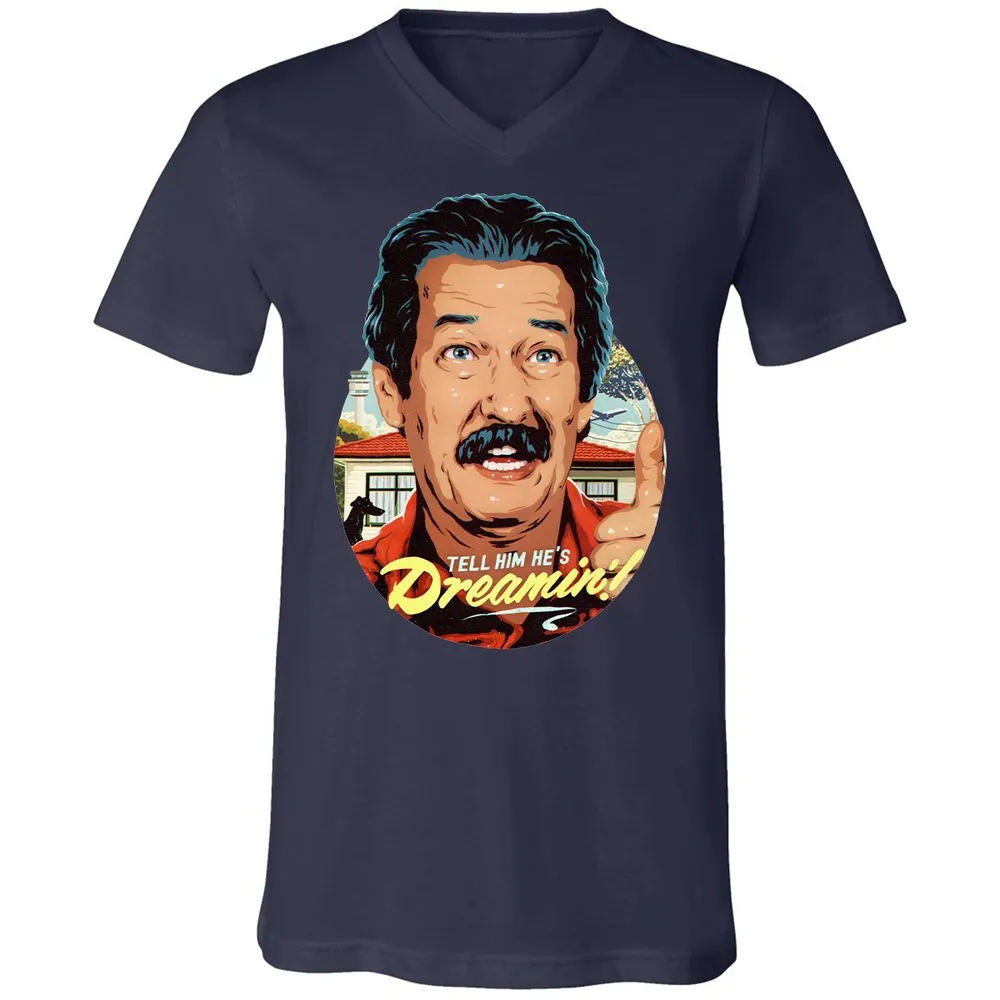 Unisex V-Neck T-Shirt - 34PLQZ3D - Navy - 2