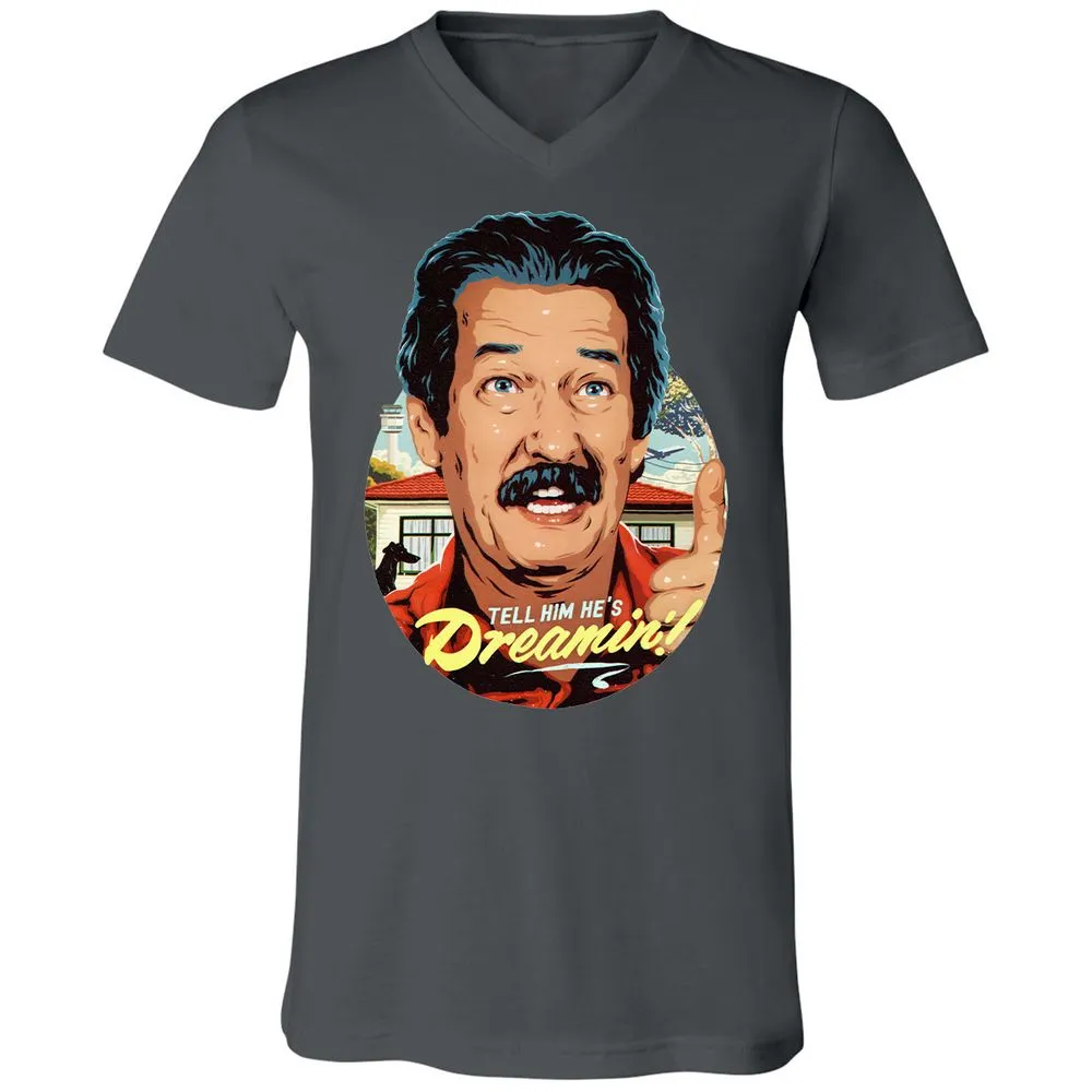 Unisex V-Neck T-Shirt - 34PLQZ3D - Asphalt - 12