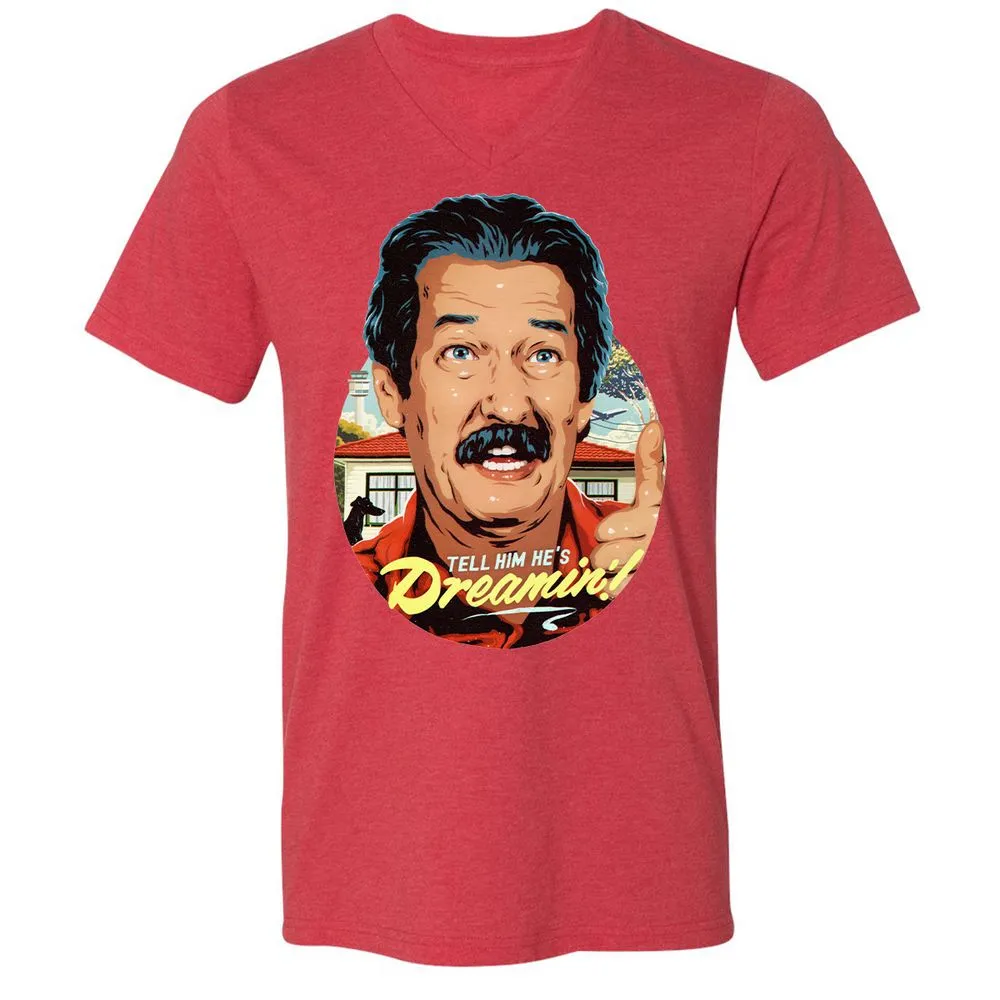 Unisex V-Neck T-Shirt - 34PLQZ3D - Heather Red - 16