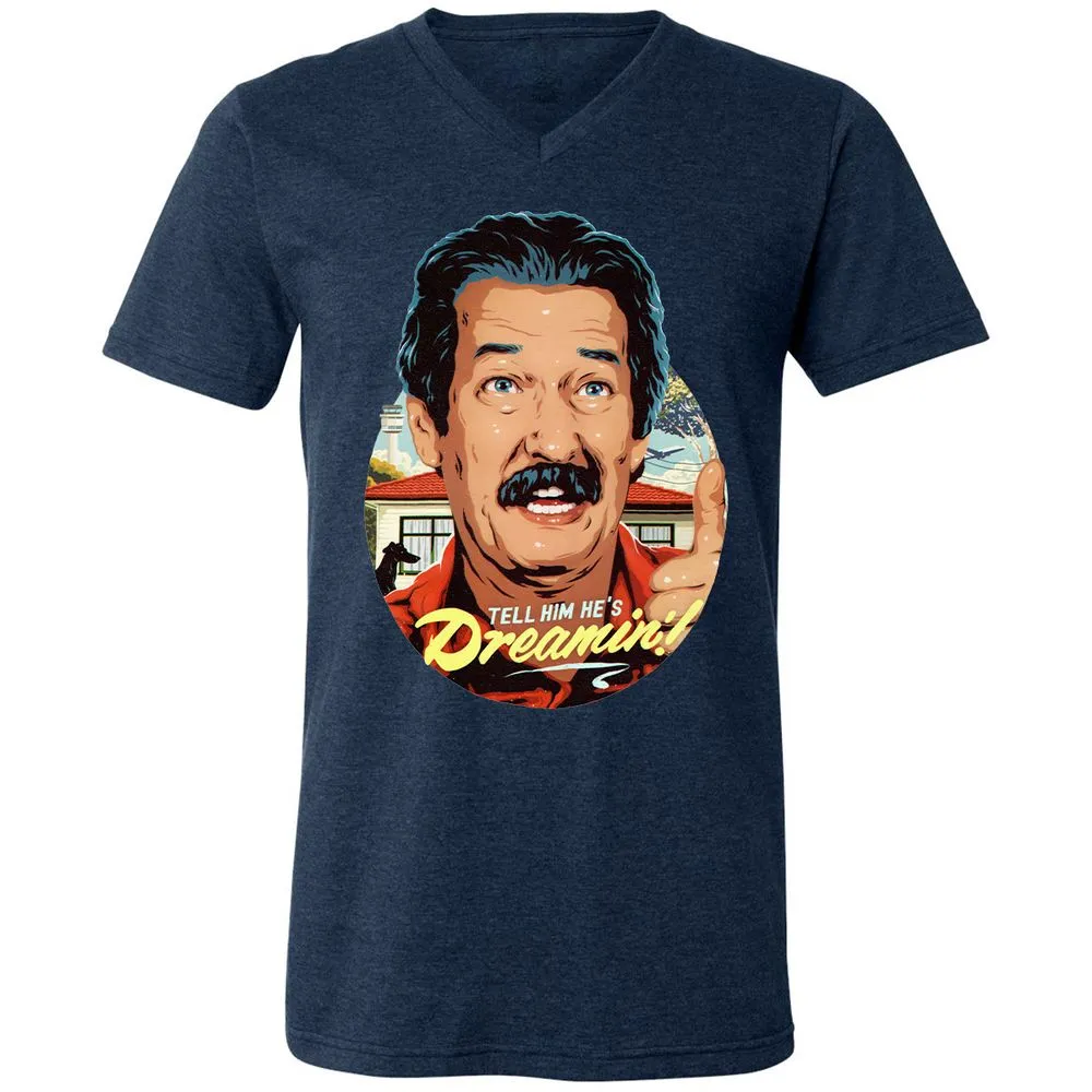 Unisex V-Neck T-Shirt - 34PLQZ3D - Heather Navy - 15