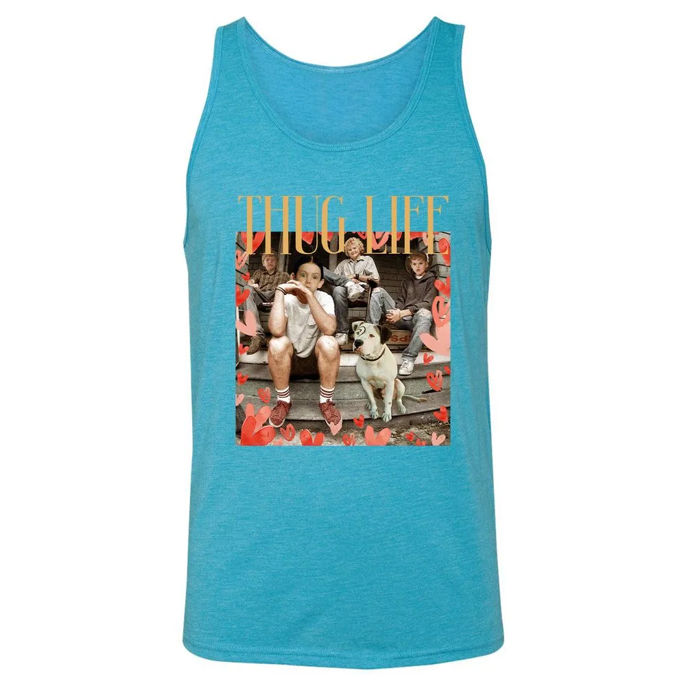 Unisex Jersey Tank - C3RBHKD7 - Aqua Triblend - 3