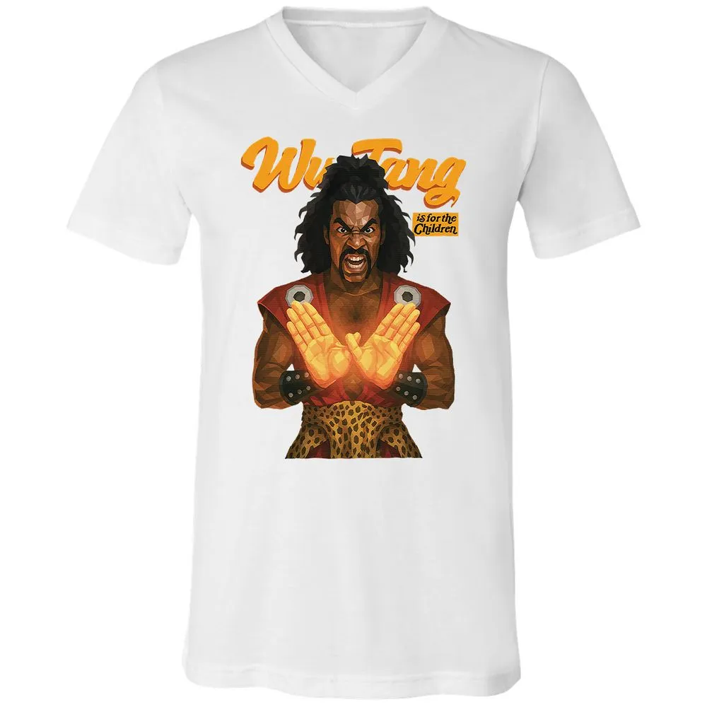 Unisex V-Neck T-Shirt - YHUTLEER - White - 5