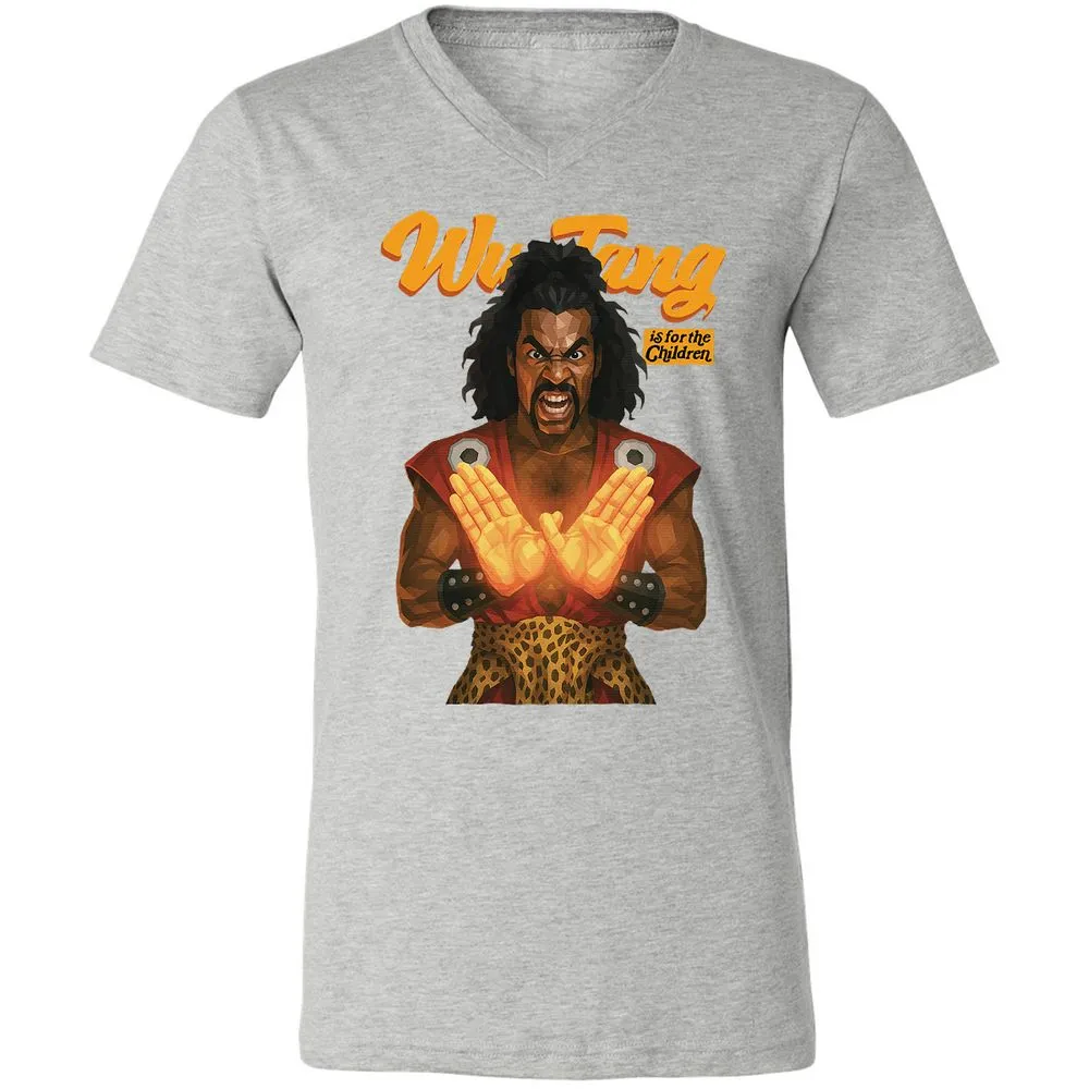 Unisex V-Neck T-Shirt - YHUTLEER - Athletic Heather - 7