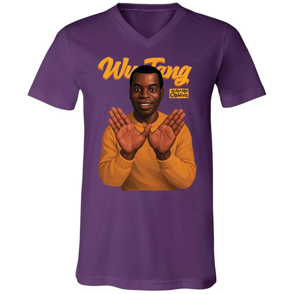 Unisex V-Neck T-Shirt - 67QQ5VEH - Team Purple - 9