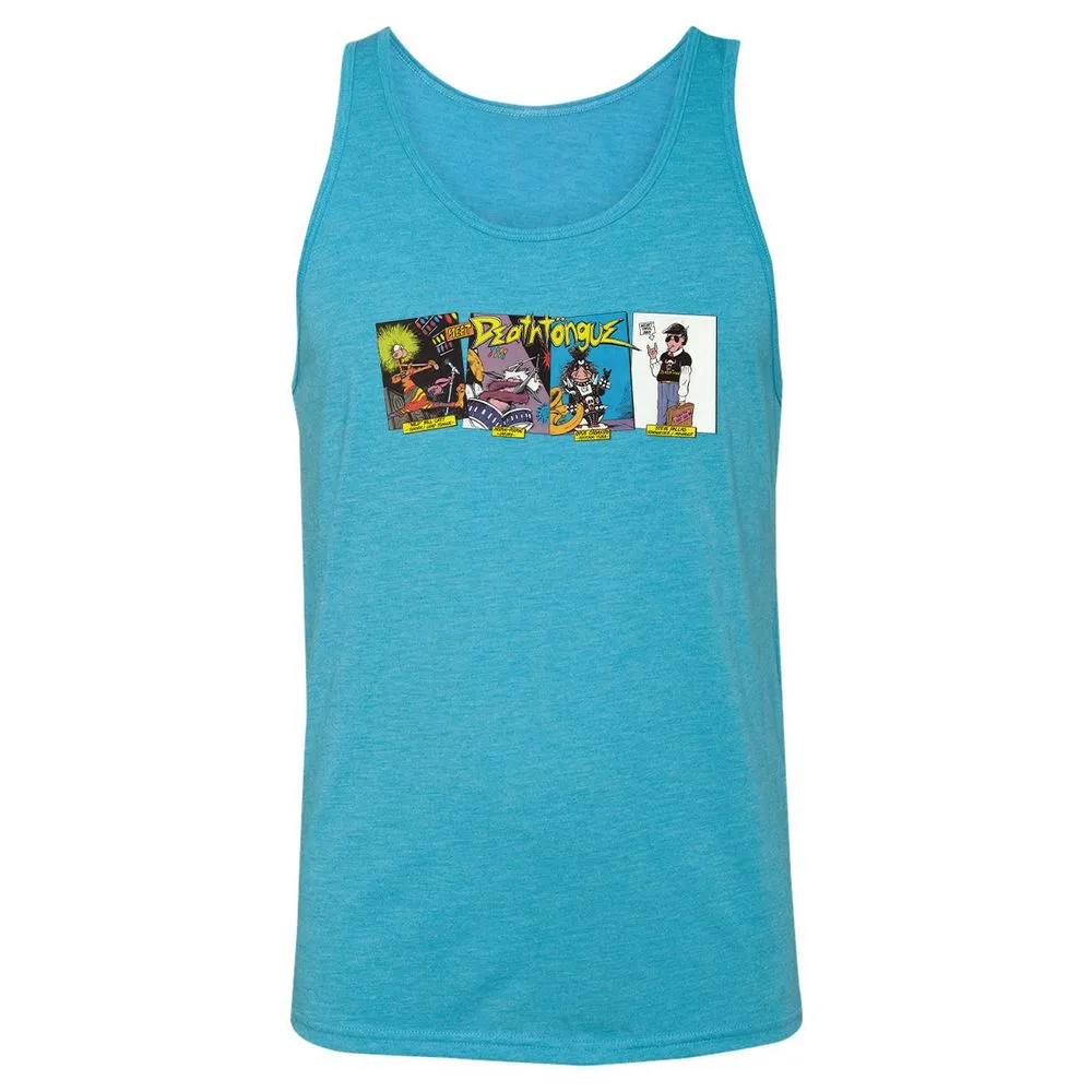 Unisex Jersey Tank - NUL6JSGX - Aqua Triblend - 3
