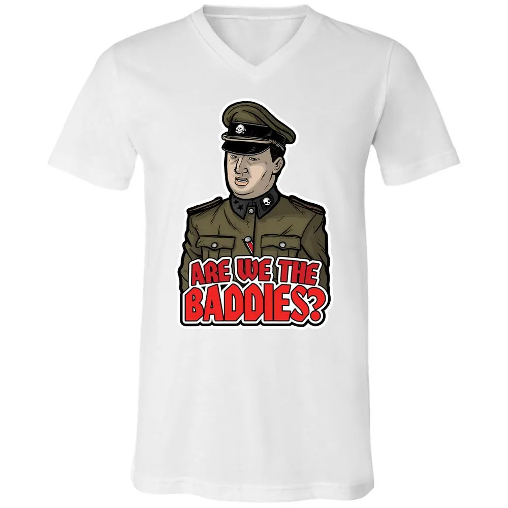 Unisex V-Neck T-Shirt - ETTV3DGS - White - 5