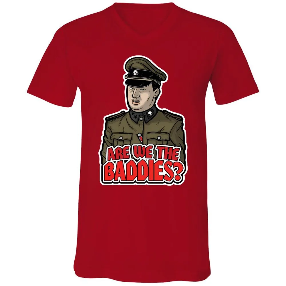 Unisex V-Neck T-Shirt - ETTV3DGS - Red - 3