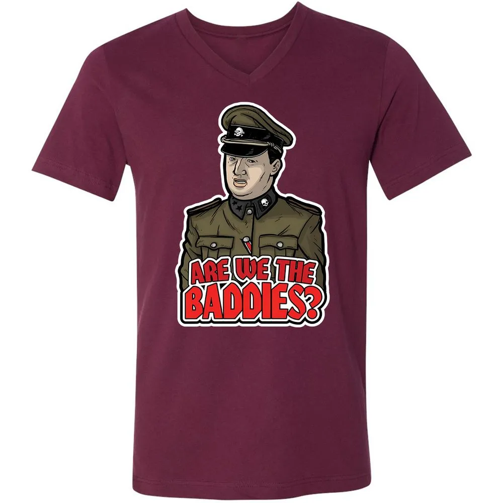 Unisex V-Neck T-Shirt - ETTV3DGS - Maroon - 6