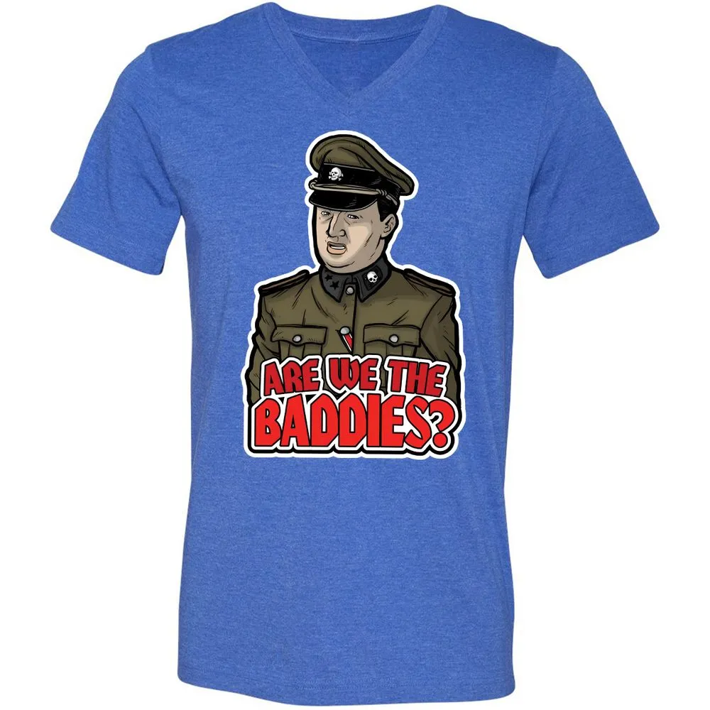 Unisex V-Neck T-Shirt - ETTV3DGS - Heather True Royal - 14