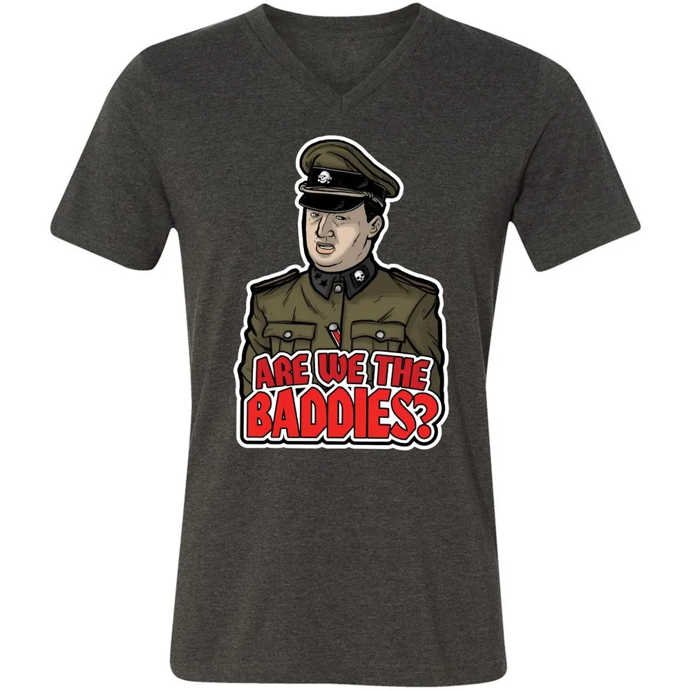 Unisex V-Neck T-Shirt - ETTV3DGS - Dark Grey Heather - 8