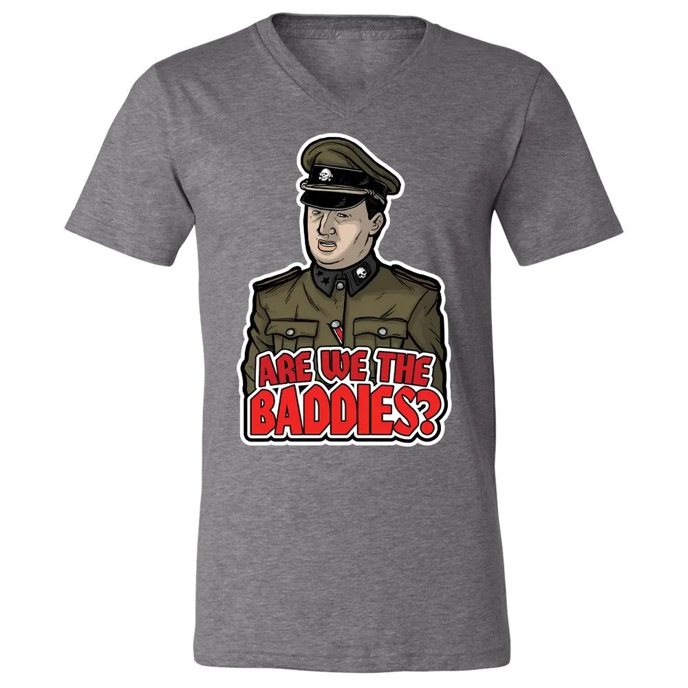 Unisex V-Neck T-Shirt - ETTV3DGS - Deep Heather - 13