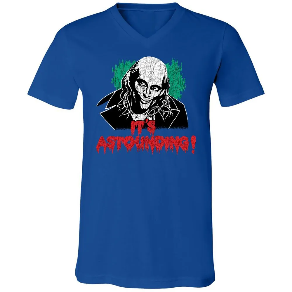 Unisex V-Neck T-Shirt - SNXLYNTX - True Royal - 4