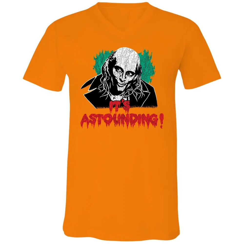 Unisex V-Neck T-Shirt - SNXLYNTX - Orange - 11