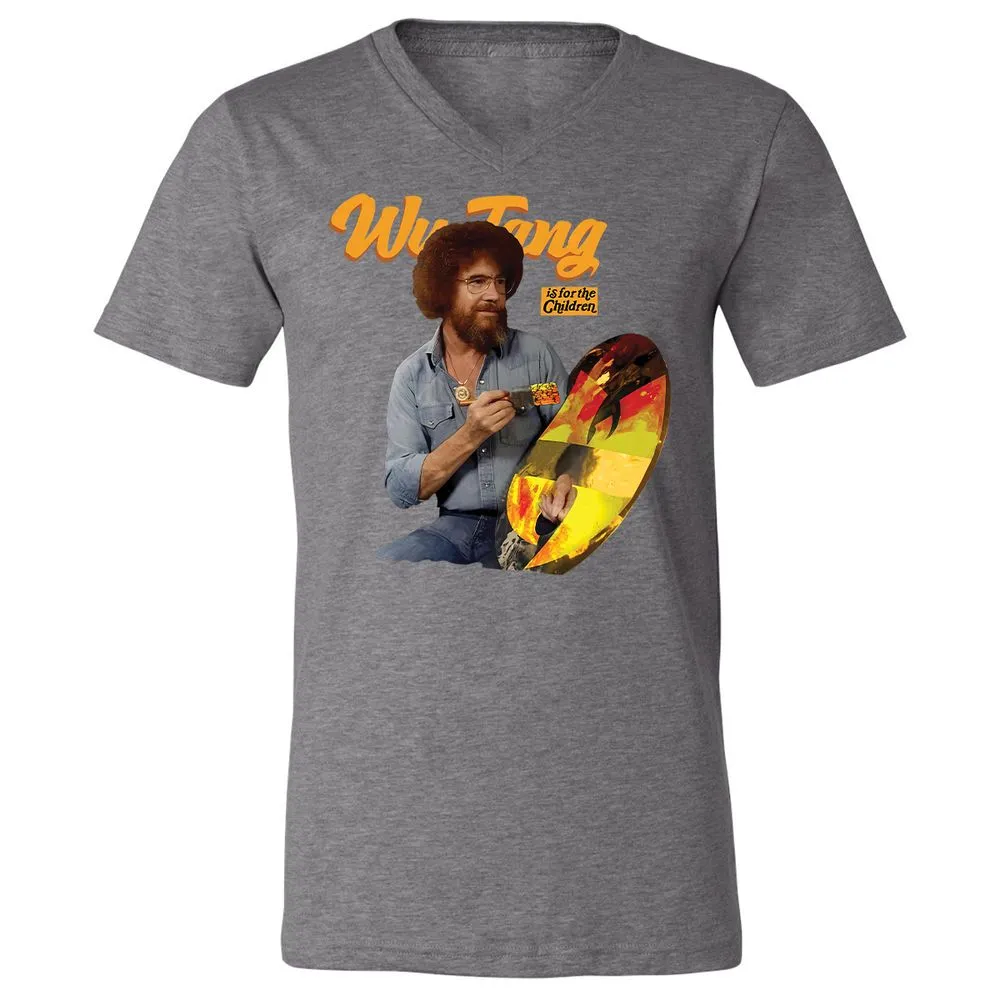Unisex V-Neck T-Shirt - 14APS857 - Deep Heather - 13