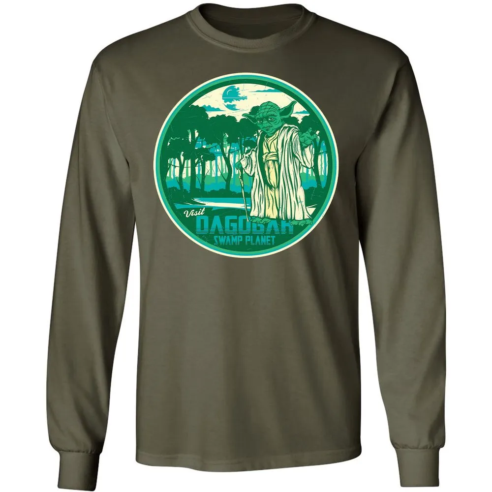 Long Sleeve T-Shirt - B4JVWPYA - Military Green - 16