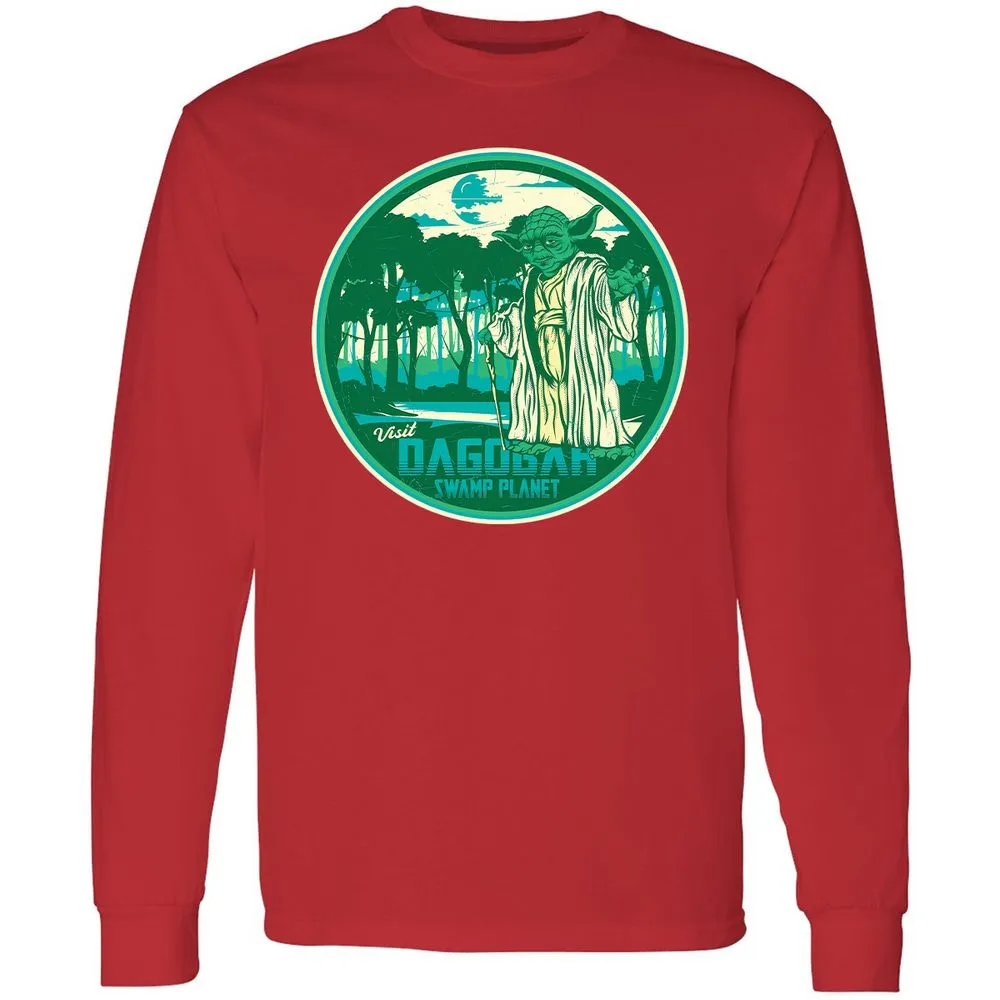 Long Sleeve T-Shirt - B4JVWPYA - Red - 14