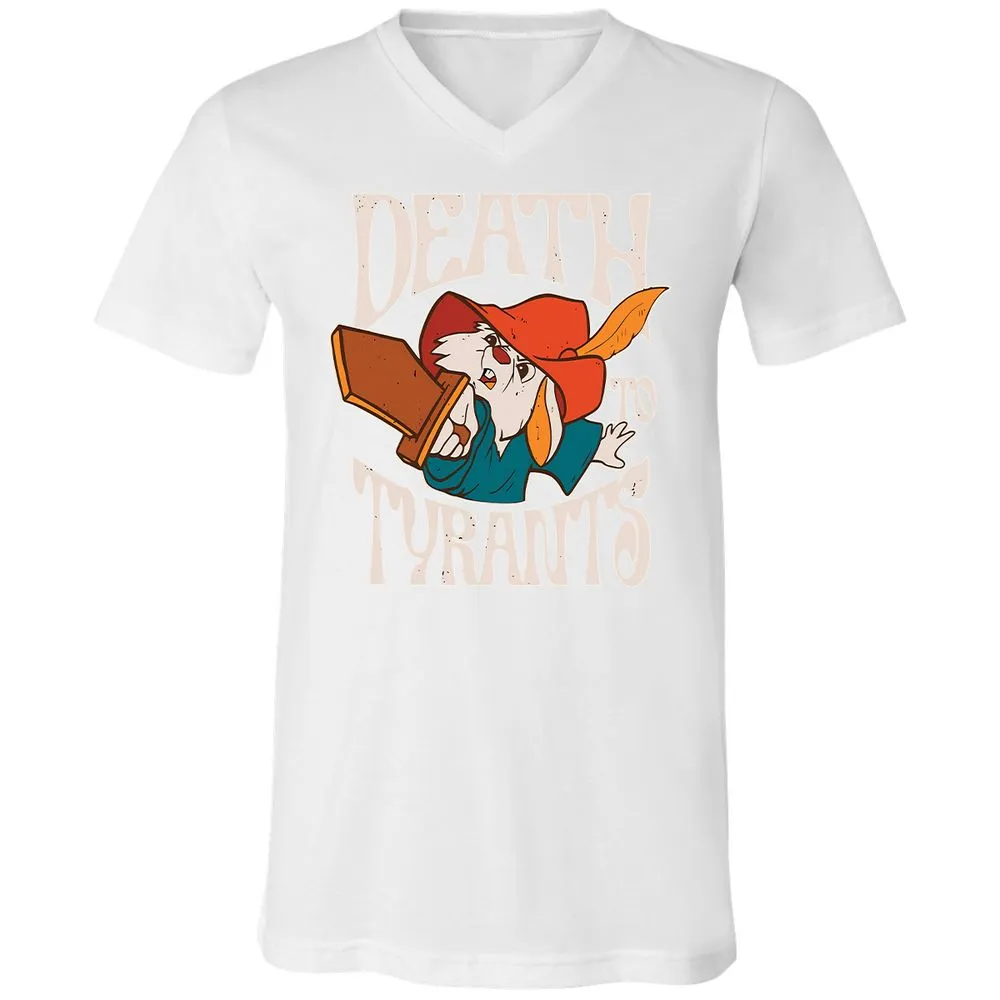 Unisex V-Neck T-Shirt - HLSQTFQ3 - White - 5