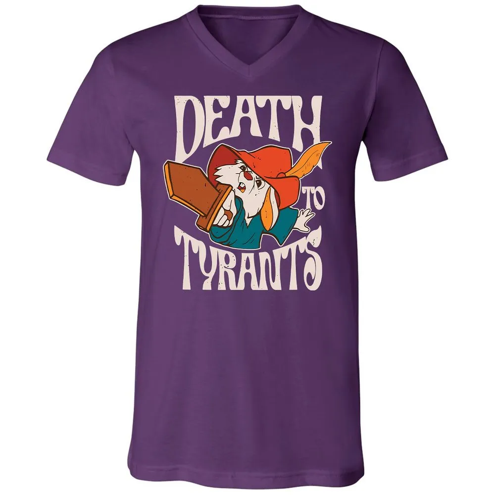 Unisex V-Neck T-Shirt - HLSQTFQ3 - Team Purple - 9