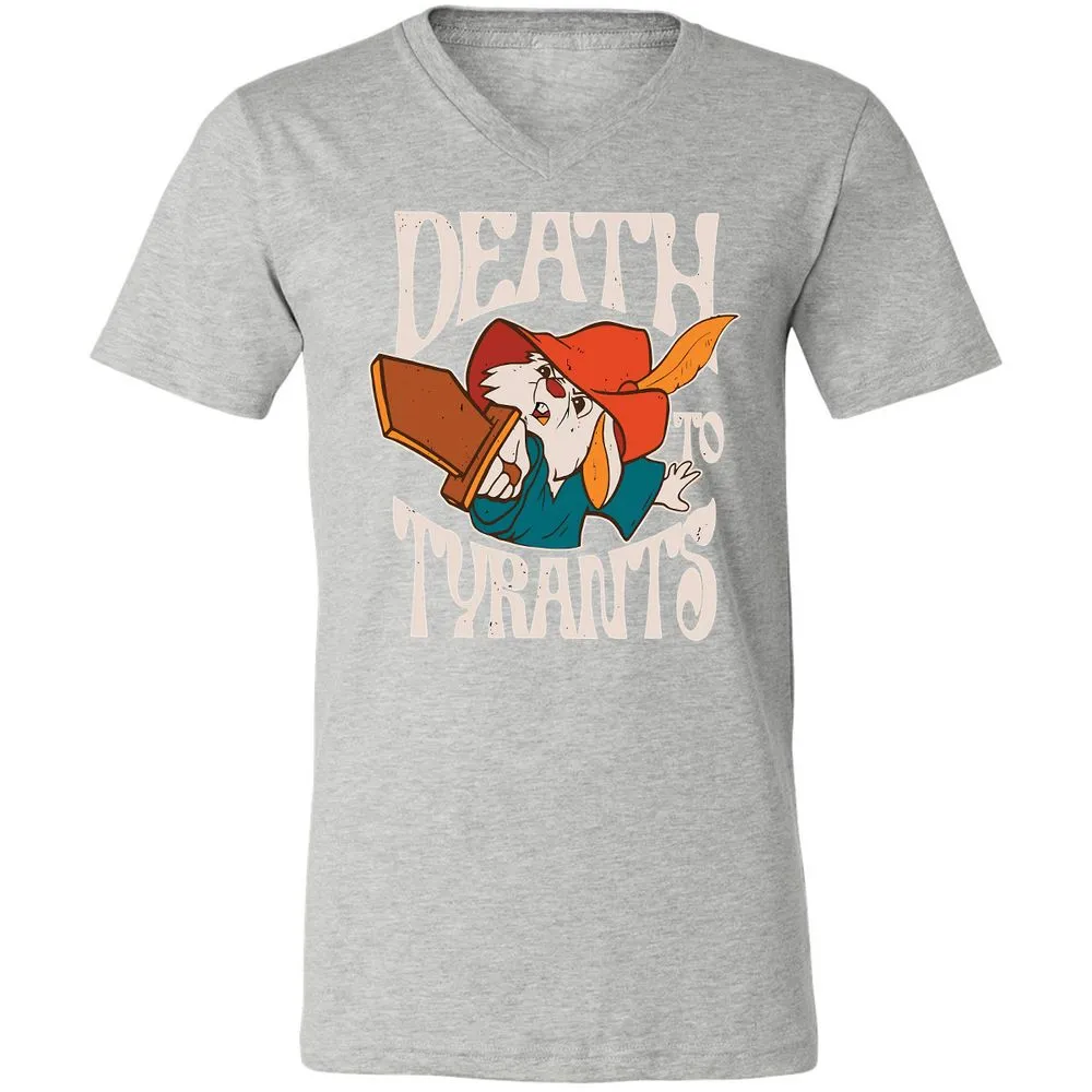 Unisex V-Neck T-Shirt - HLSQTFQ3 - Athletic Heather - 7