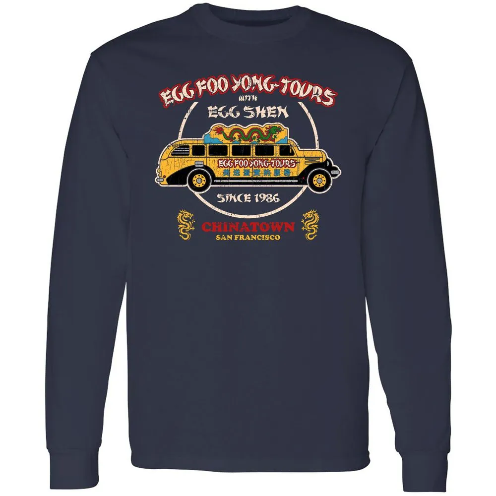 Long Sleeve T-Shirt - 5U4YXGCB - Navy - 2