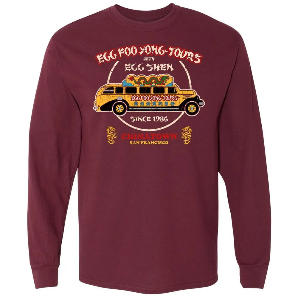 Long Sleeve T-Shirt - 5U4YXGCB - Maroon - 11