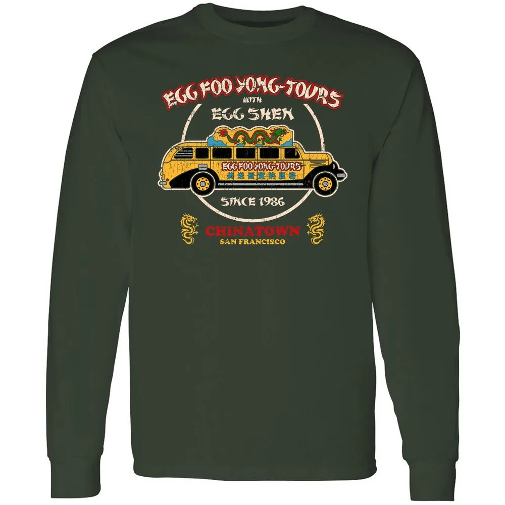 Long Sleeve T-Shirt - 5U4YXGCB - Forest Green - 4