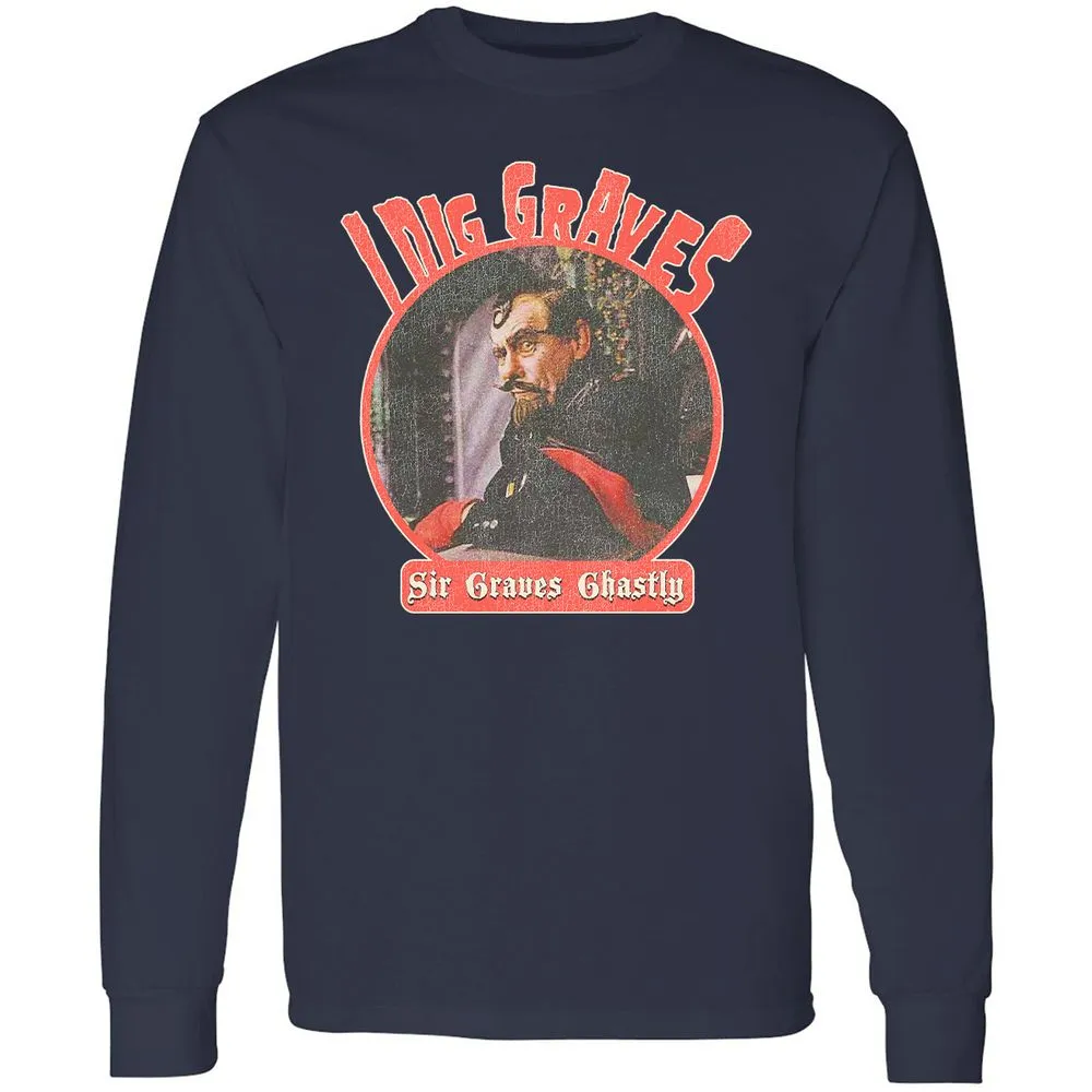 Long Sleeve T-Shirt - HJX9KPJW - Navy - 2