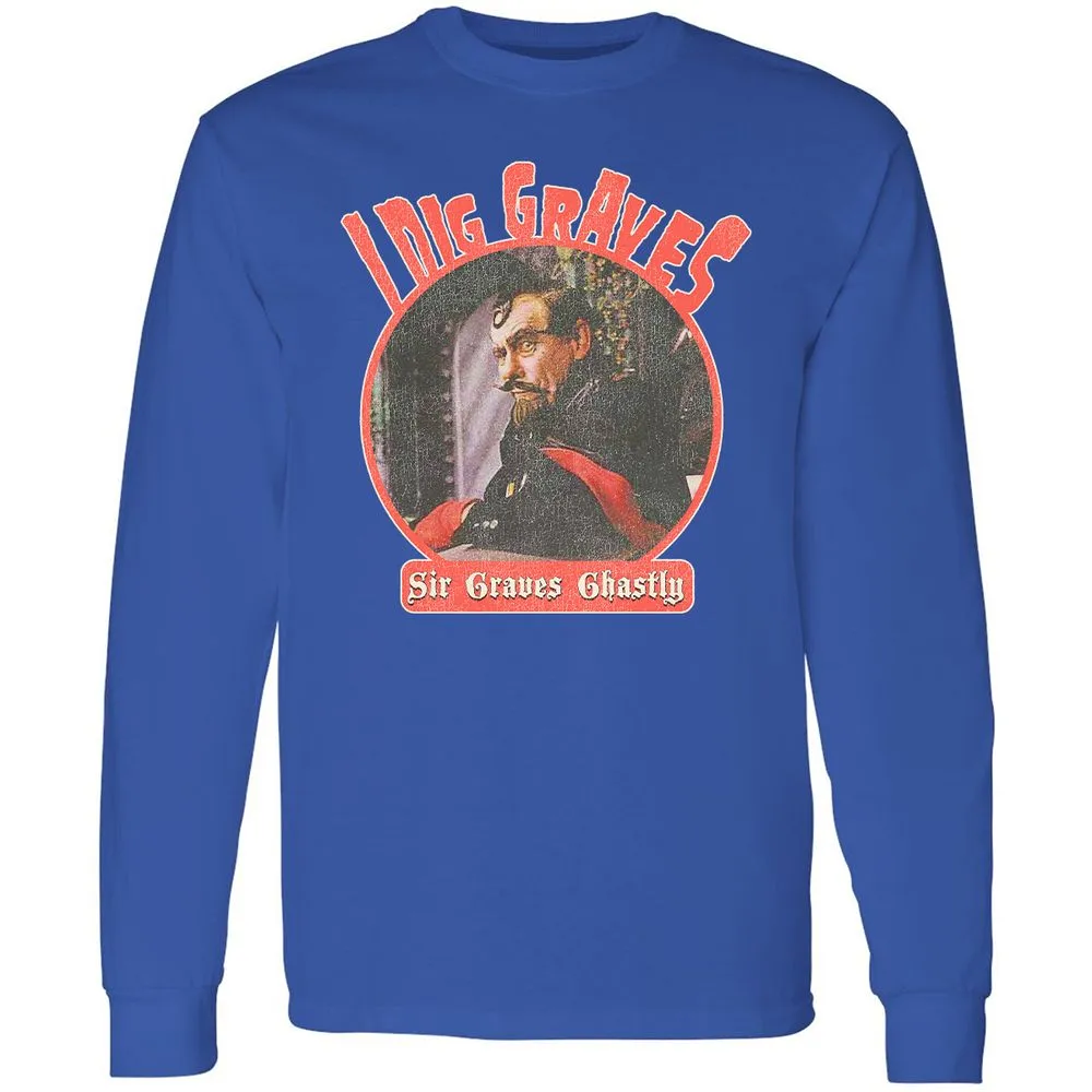 Long Sleeve T-Shirt - HJX9KPJW - Royal - 8