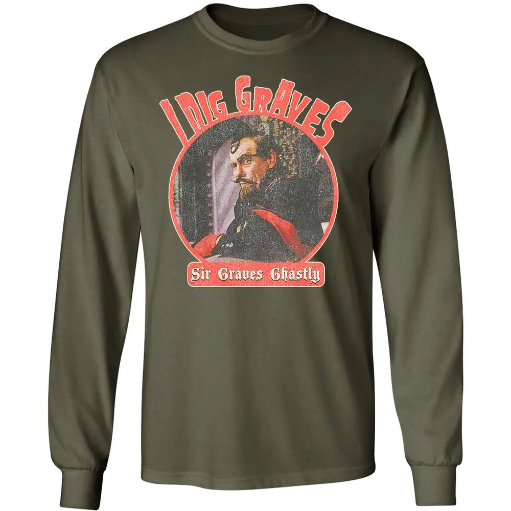 Long Sleeve T-Shirt - HJX9KPJW - Military Green - 16