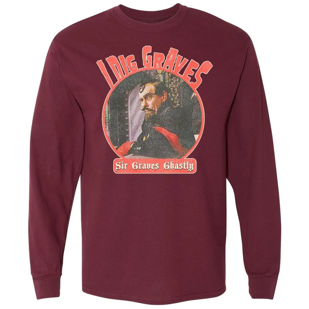 Long Sleeve T-Shirt - HJX9KPJW - Maroon - 11