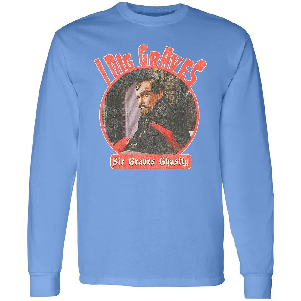 Long Sleeve T-Shirt - HJX9KPJW - Carolina Blue - 12