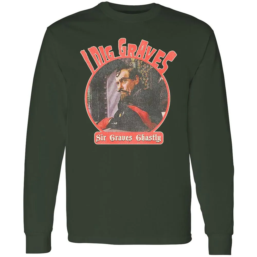Long Sleeve T-Shirt - HJX9KPJW - Forest Green - 4