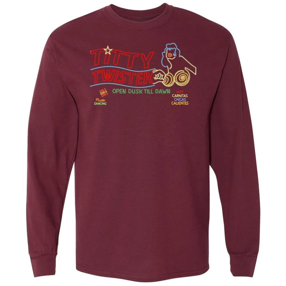 Long Sleeve T-Shirt - GJUTWFY4 - Maroon - 11