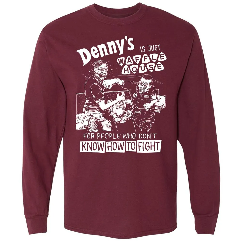 Long Sleeve T-Shirt - 5MHXQB5C - Maroon - 11