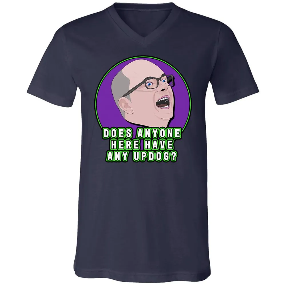 Unisex V-Neck T-Shirt - AHR15F8X - Navy - 2