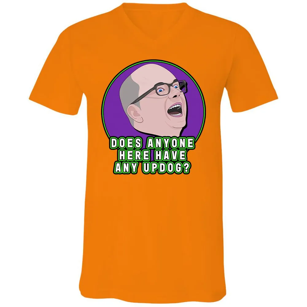 Unisex V-Neck T-Shirt - AHR15F8X - Orange - 11