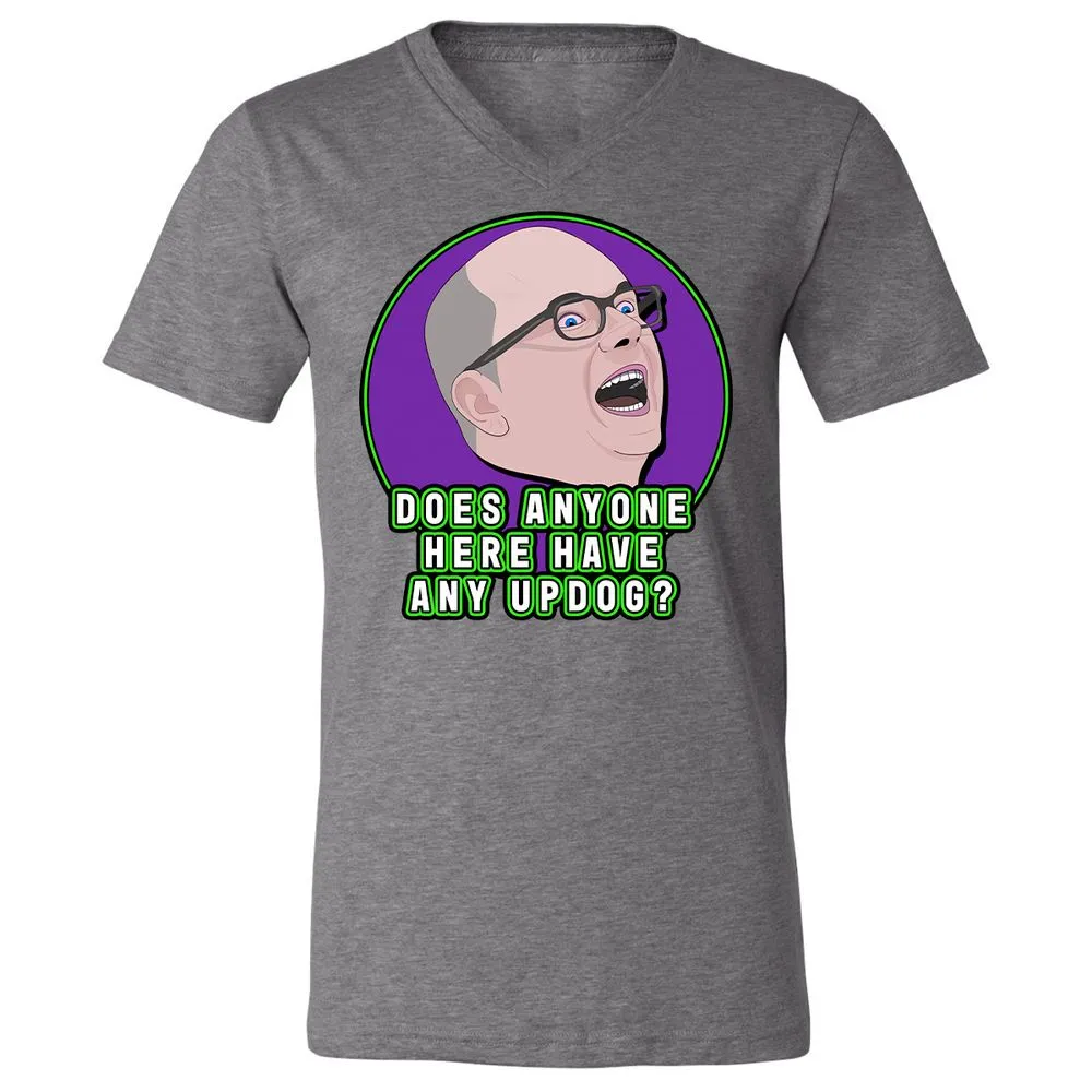 Unisex V-Neck T-Shirt - AHR15F8X - Deep Heather - 13