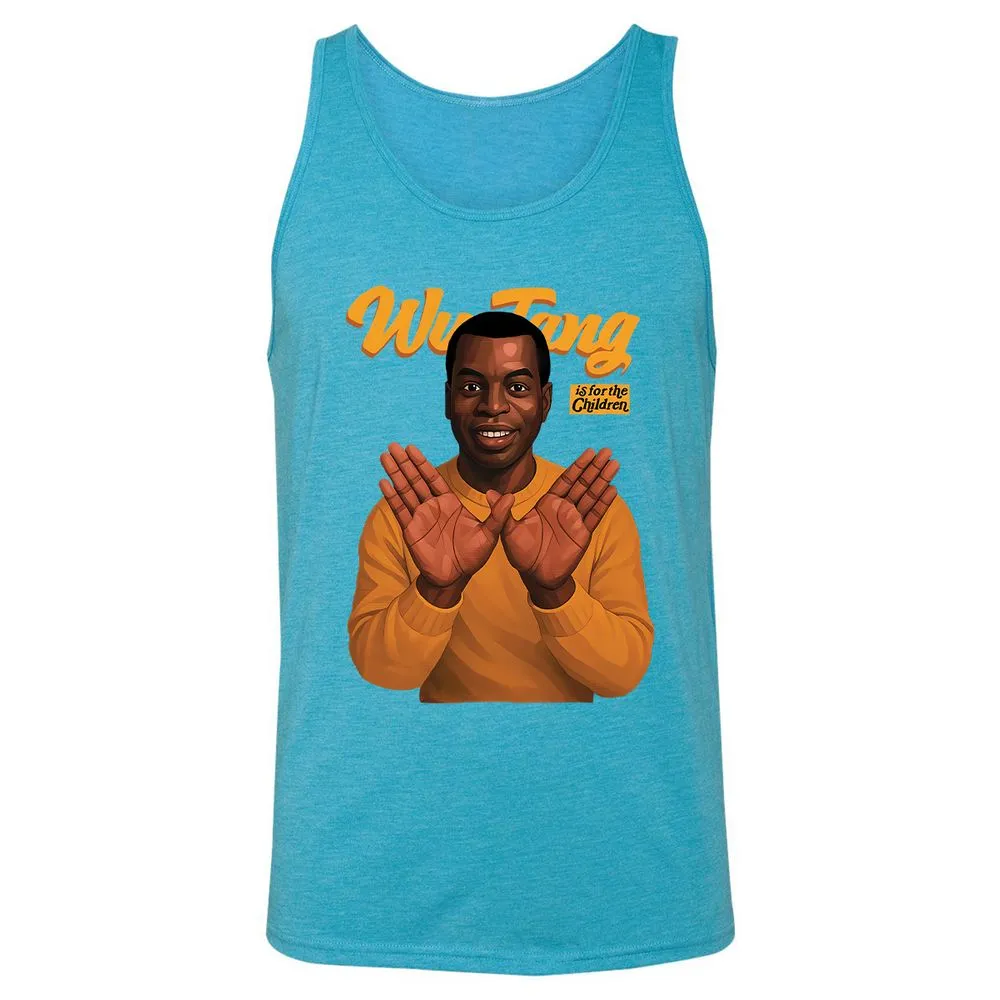 Unisex Jersey Tank - N28LUL25 - Aqua Triblend - 3