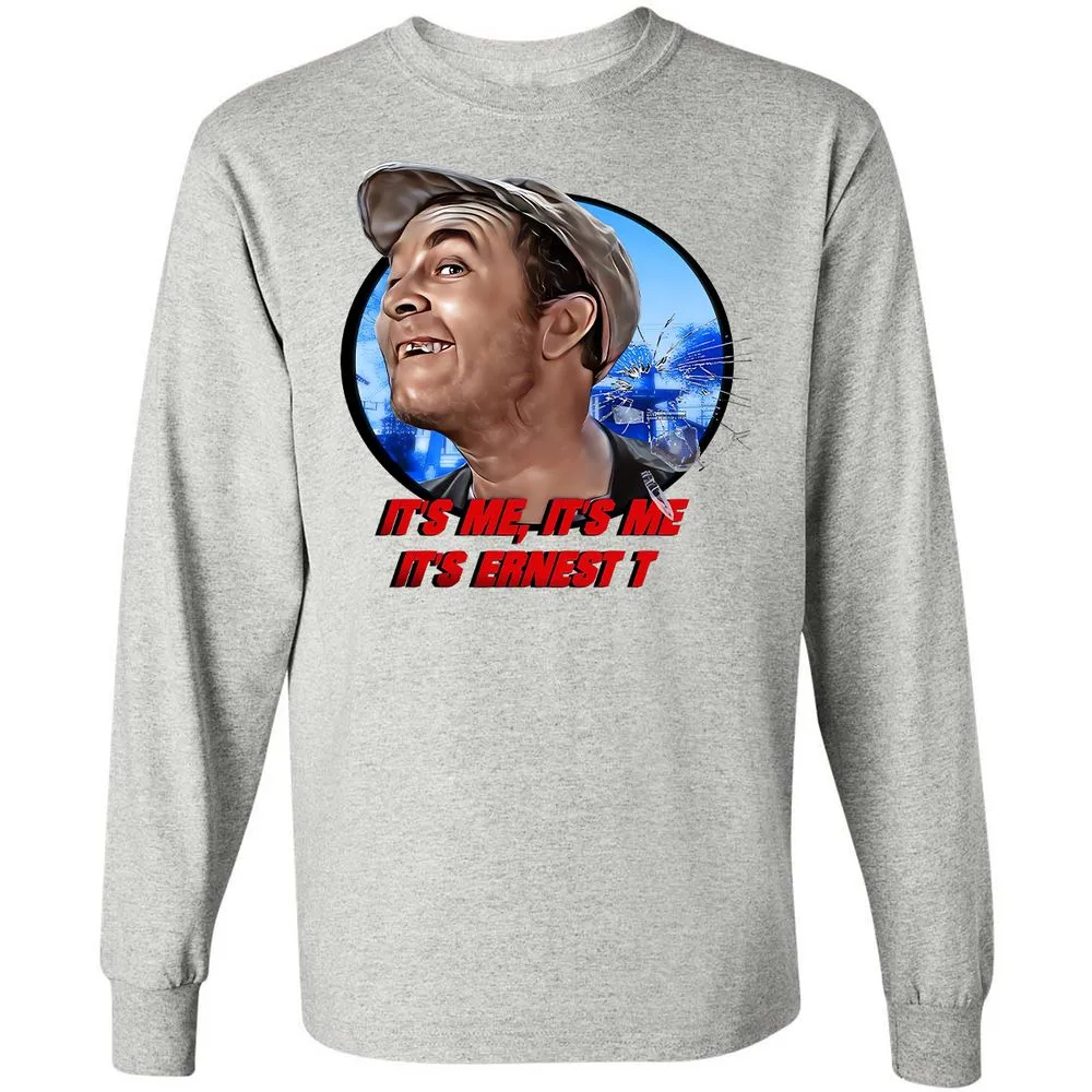 Long Sleeve T-Shirt - B1W3JKT5 - Ash - 7