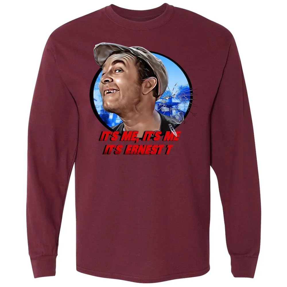 Long Sleeve T-Shirt - B1W3JKT5 - Maroon - 11