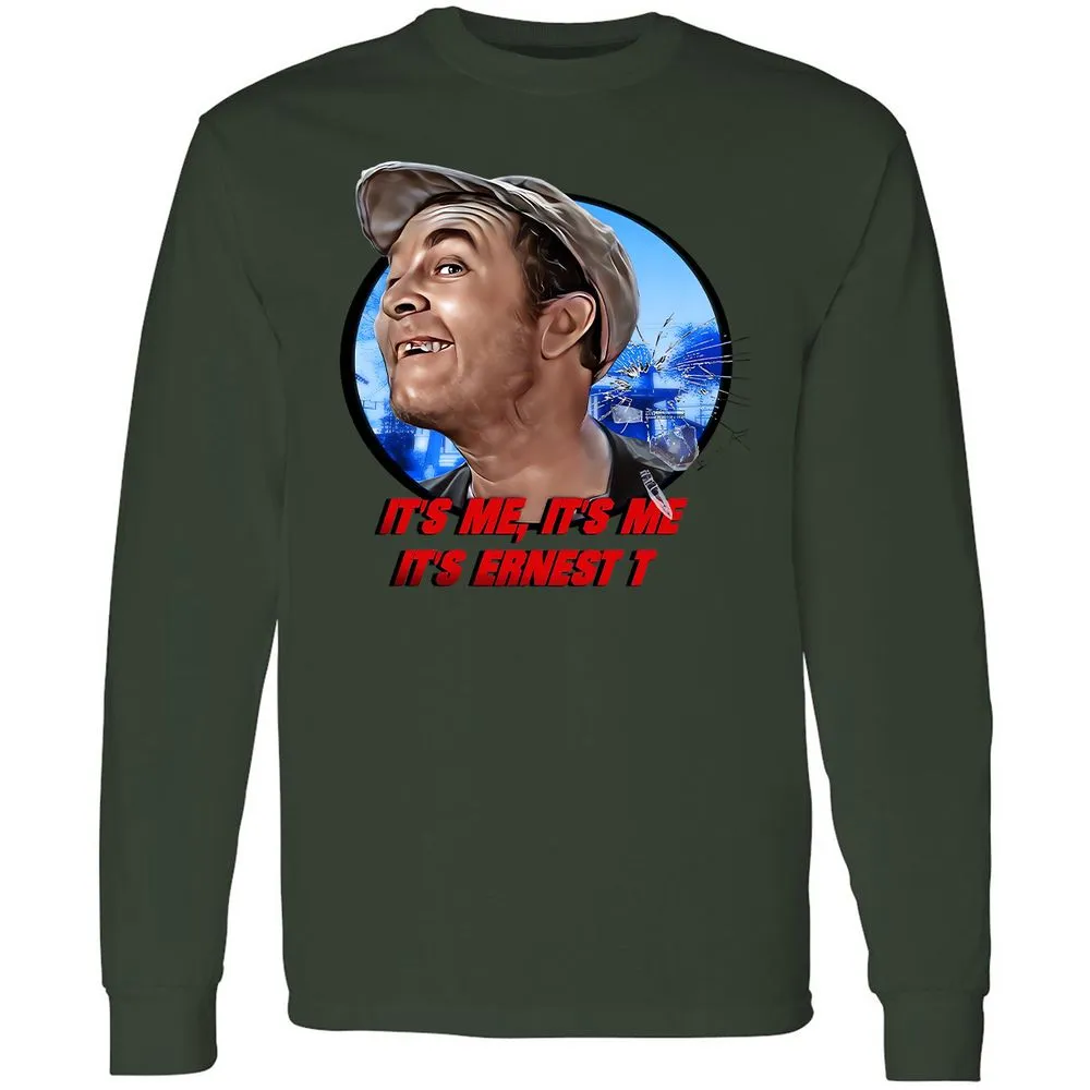 Long Sleeve T-Shirt - B1W3JKT5 - Forest Green - 4