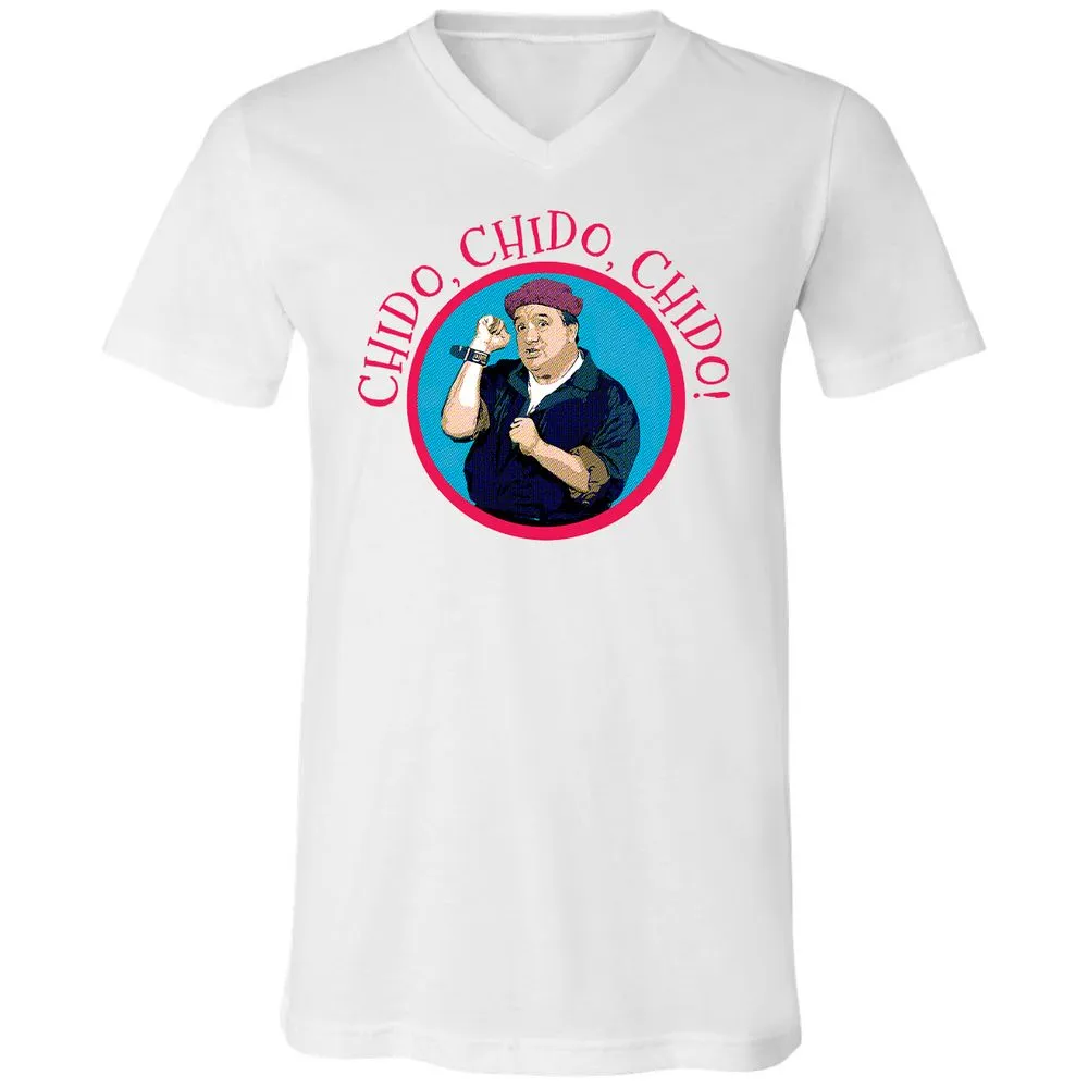 Unisex V-Neck T-Shirt - JVBUAUHU - White - 5