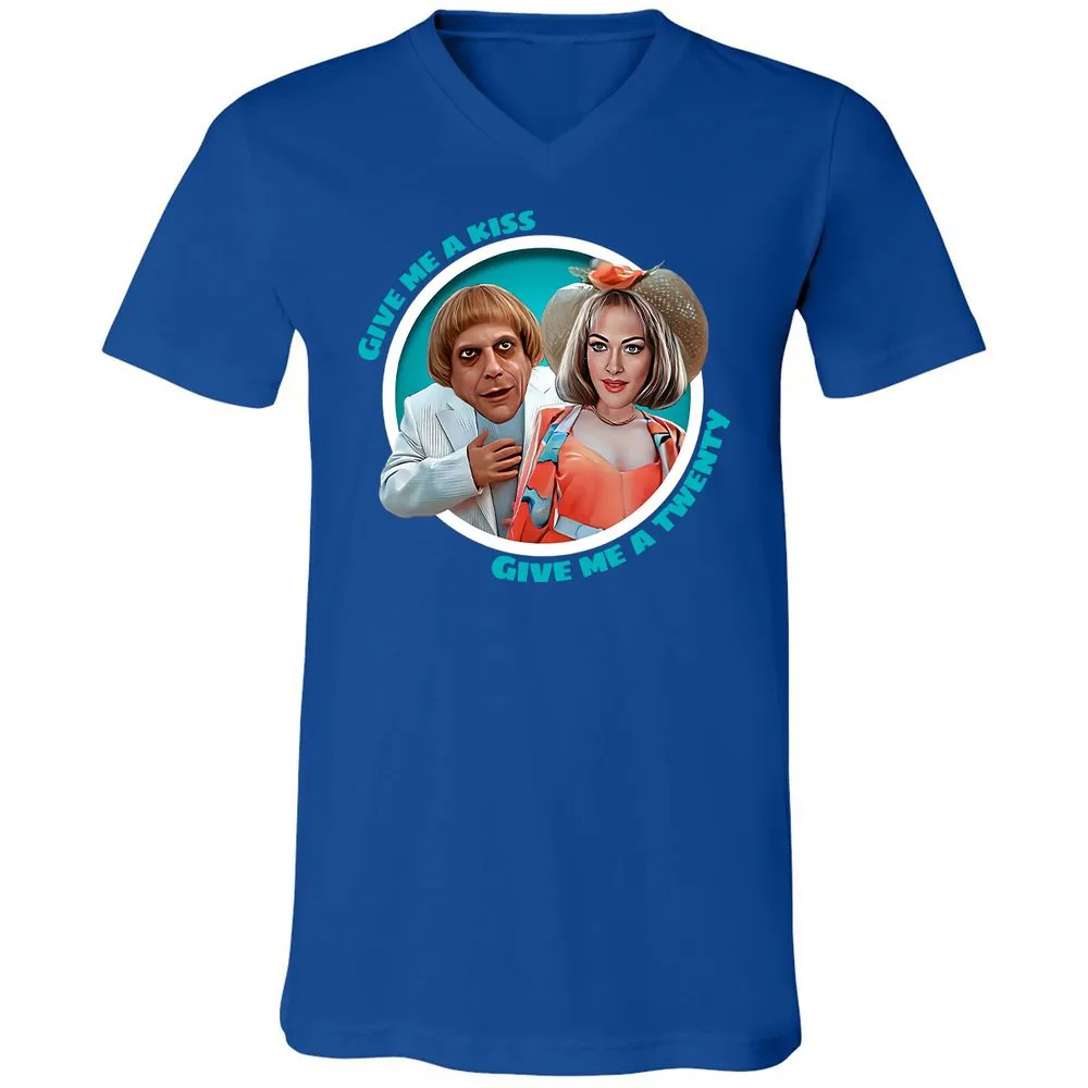 Unisex V-Neck T-Shirt - V1TWMYHN - True Royal - 4