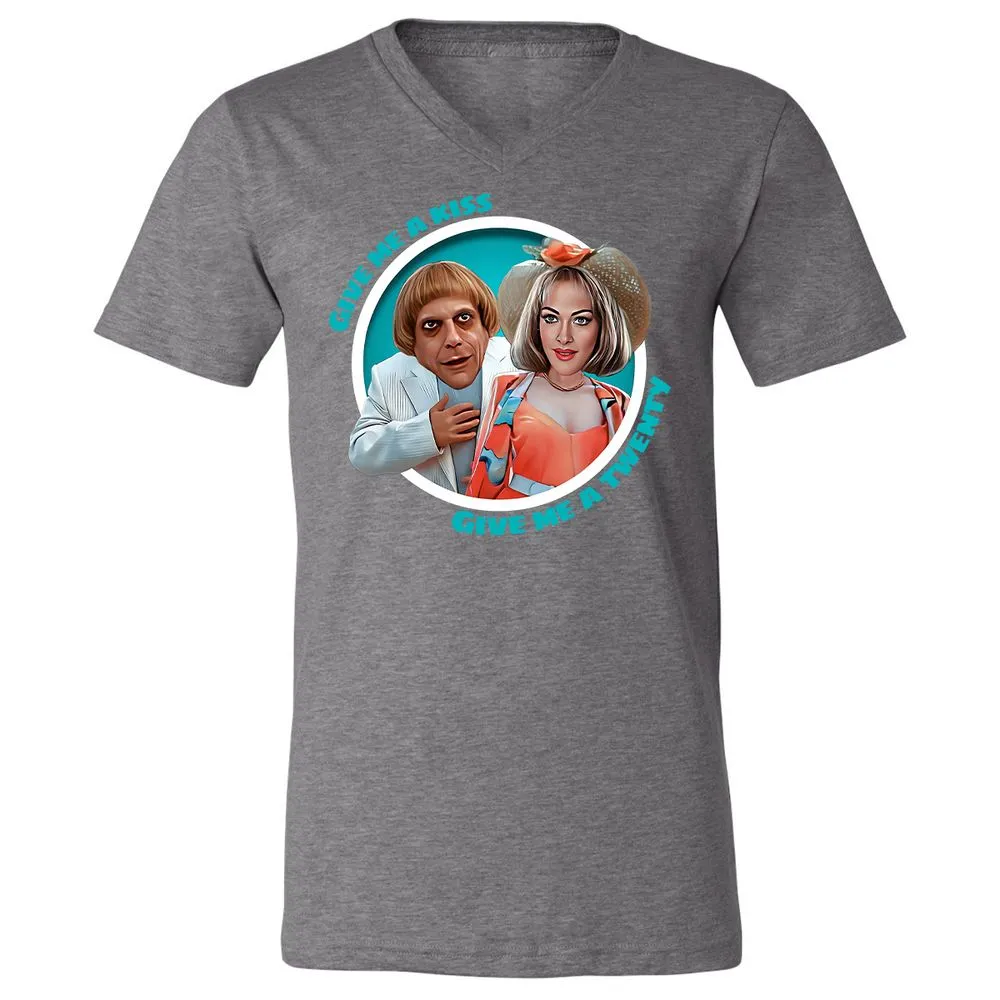 Unisex V-Neck T-Shirt - V1TWMYHN - Deep Heather - 13