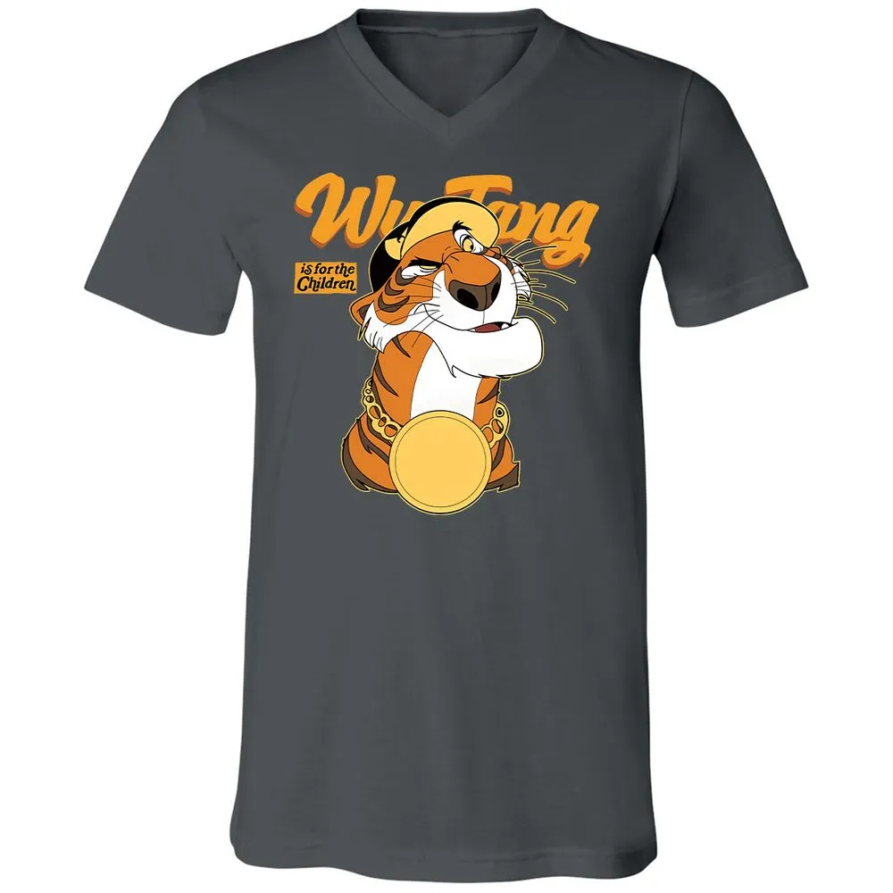 Unisex V-Neck T-Shirt - X3W12NF6 - Asphalt - 12