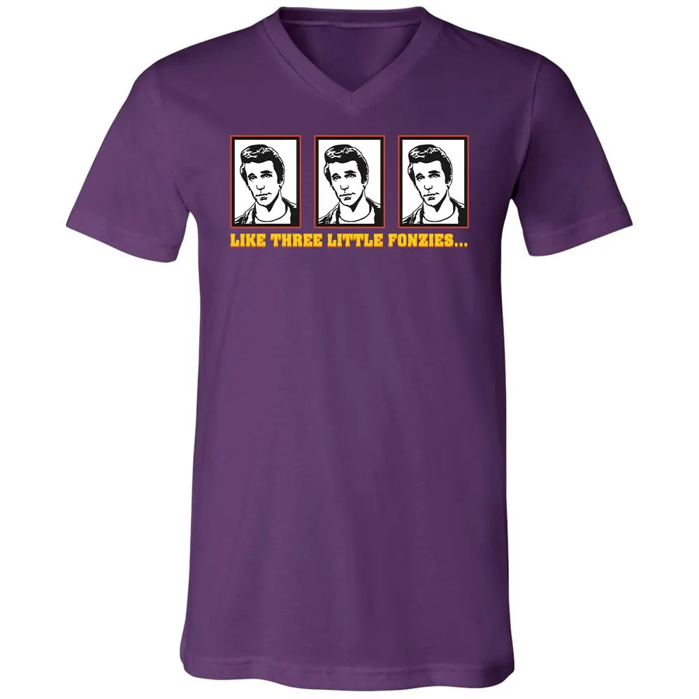 Unisex V-Neck T-Shirt - 62GSQDCQ - Team Purple - 9