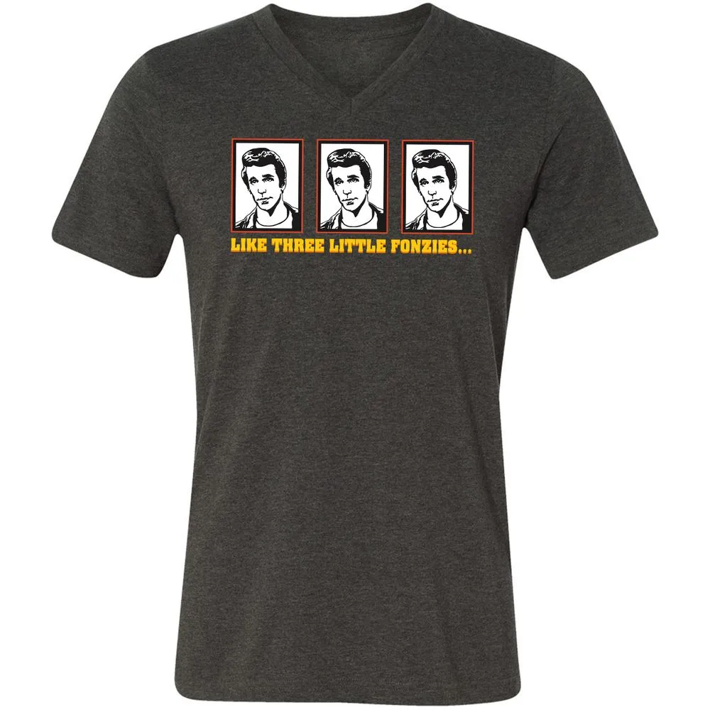 Unisex V-Neck T-Shirt - 62GSQDCQ - Dark Grey Heather - 8