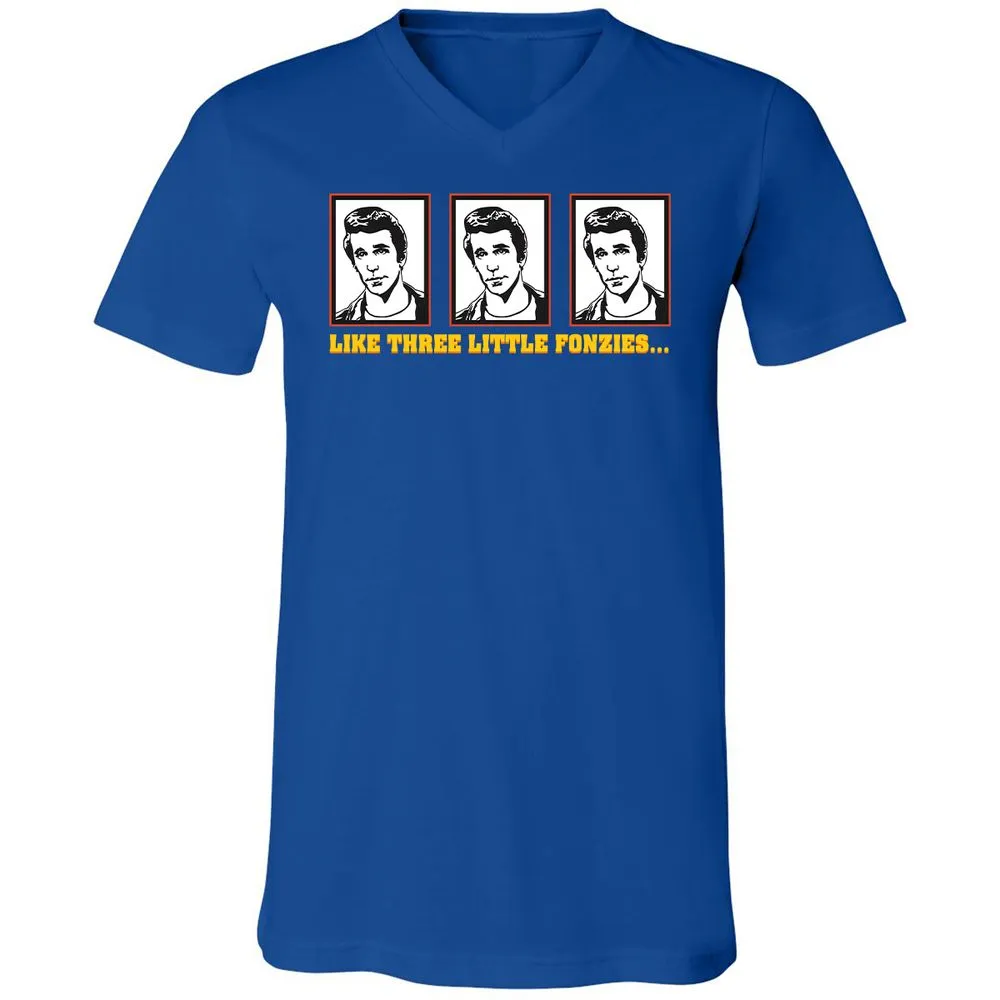 Unisex V-Neck T-Shirt - 62GSQDCQ - True Royal - 4