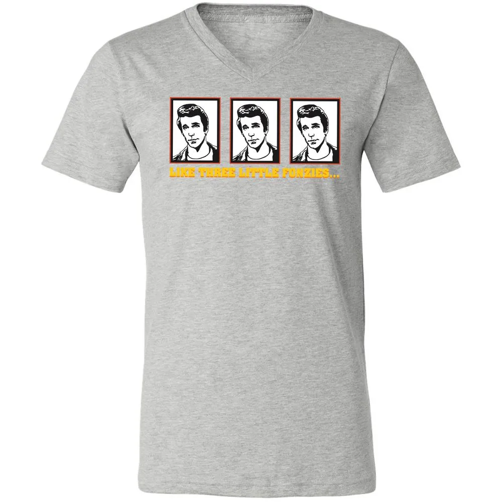 Unisex V-Neck T-Shirt - 62GSQDCQ - Athletic Heather - 7