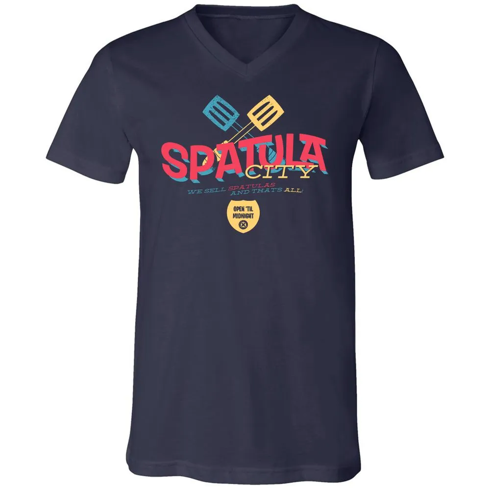 Unisex V-Neck T-Shirt - MPY5R1K1 - Navy - 2